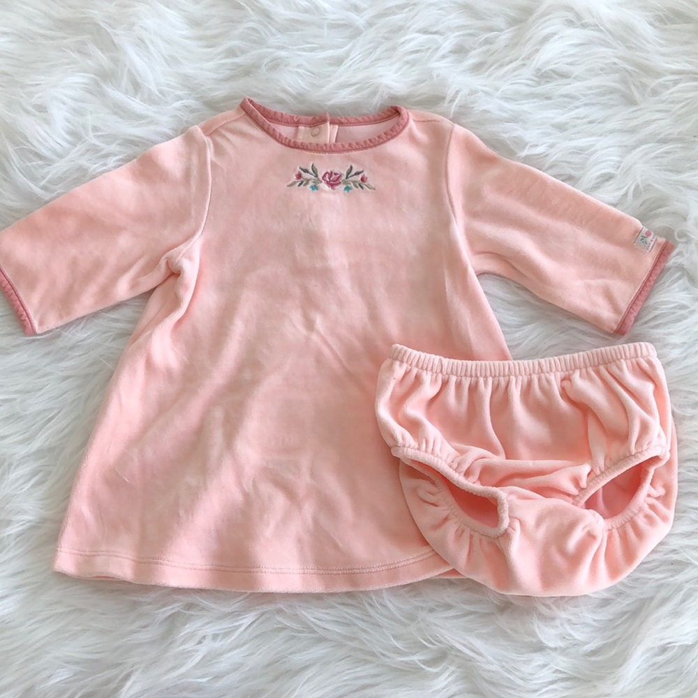 Soft Pink Floral Dress!